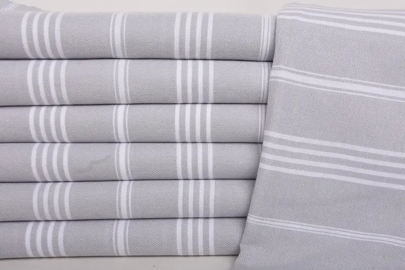 Decorative Towel, Friends Beach Towel, 70x40 Cotton Striped Towel, Travel towel, Personalized Wedding Gift For Couple, Bachelor Gifts, Gift For Him - 2
