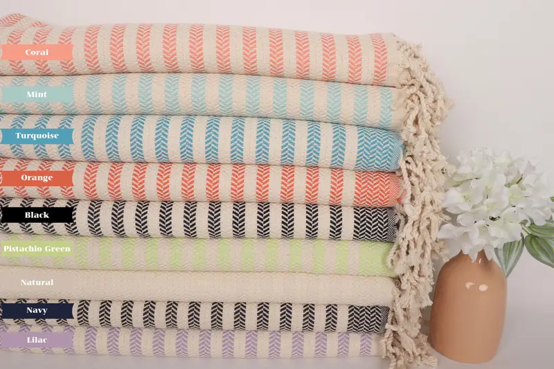 Valentines Day Gift, Organic Cotton Towel, Monogrammed Beach Towel, Organic Towel, Monogram Towels, Custom Gift, Towel With Name, Beach Towel Gift - 2