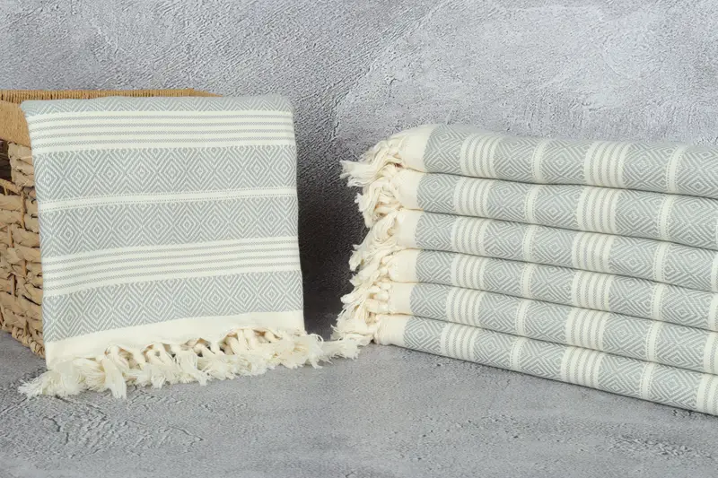 70x38 Cotton Diamond Towel, Beach Towel Bulk, Embroidery Towels, Custom Towel Beach, Large Turkish Towel, Scarf Towel, Monogram Beach Towel - 3