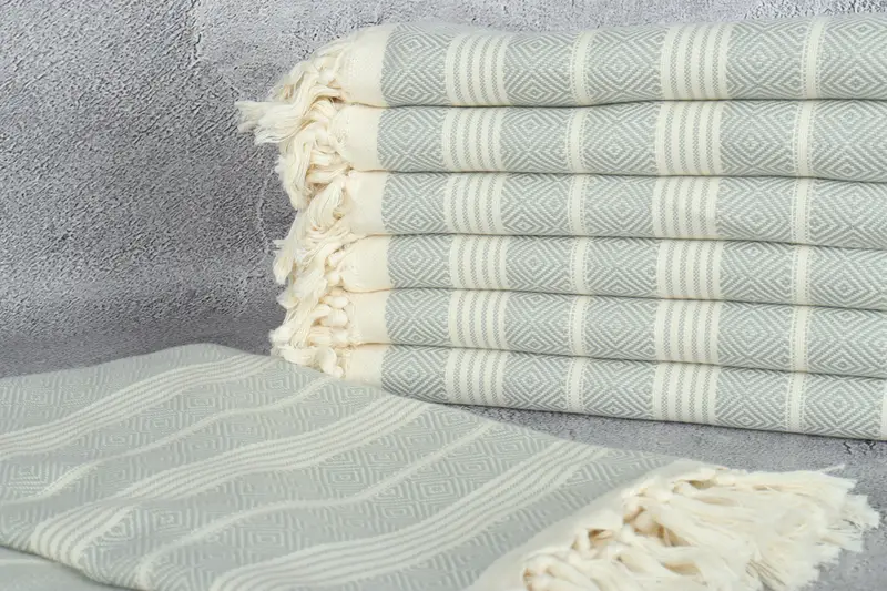 70x38 Cotton Diamond Towel, Beach Towel Bulk, Embroidery Towels, Custom Towel Beach, Large Turkish Towel, Scarf Towel, Monogram Beach Towel - 2