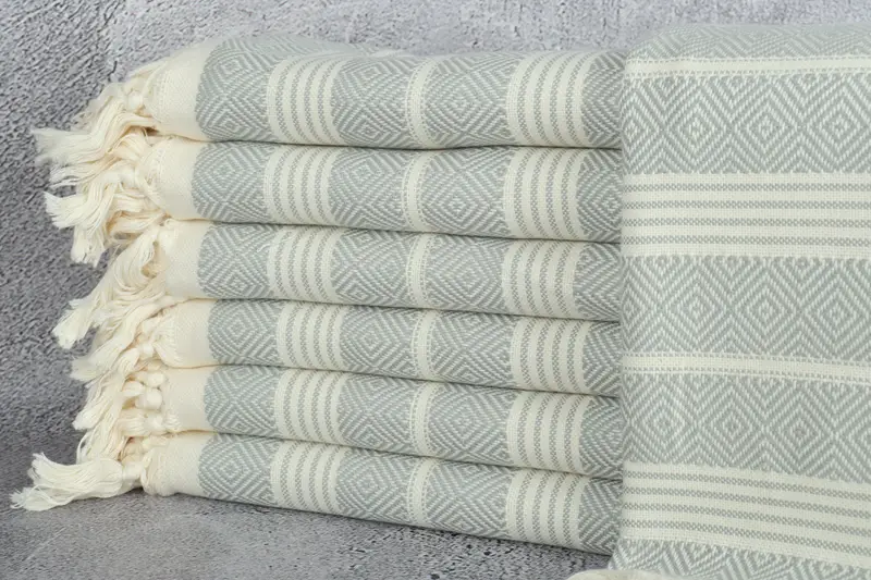 70x38 Cotton Diamond Towel, Beach Towel Bulk, Embroidery Towels, Custom Towel Beach, Large Turkish Towel, Scarf Towel, Monogram Beach Towel - 1