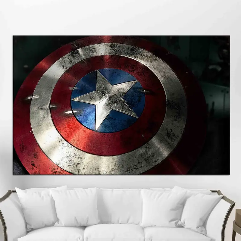 Trendige bedruckte Leinwand: Beste Filmkunst für das Jungenzimmer