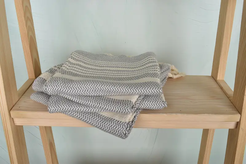 40x18 Cotton Striped Towel, Bathroom Towels, Gift For The Home Decor, Small Bath Towels, Bathroom Hand Towel, Turkish Tea Towel, Embroidery Towel - 7