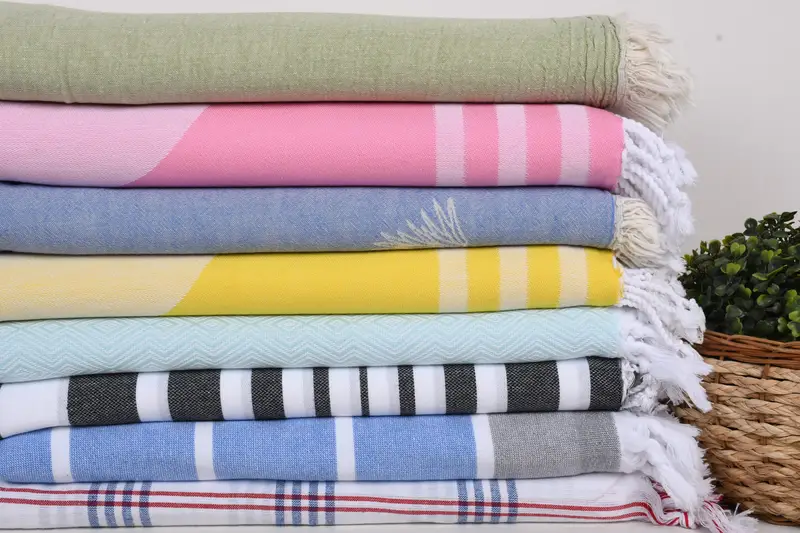 70x40 Cotton Set of 8 Towel, Handmade Gift, Gift For Bride, Spa Towel, Best Friend Wedding Gift, Towel With Name, Large Turkish Towel, Organic towel - 2