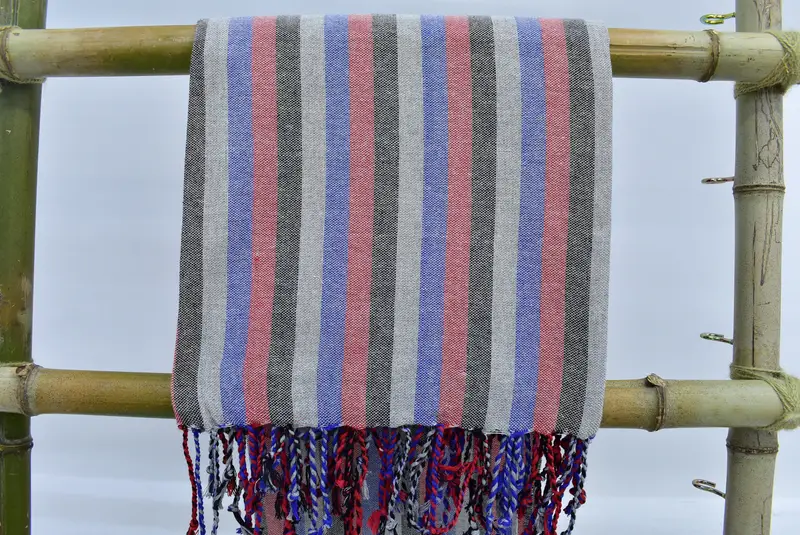 Custom Turkish Towel, Fouta towel, Organic towel, 70x40 Cotton Striped Towel, Custom monogram Turkish beach towel USA, Bathroom Towel, Thin towel - 7