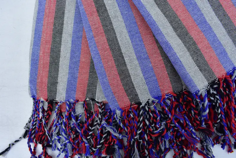 Custom Turkish Towel, Fouta towel, Organic towel, 70x40 Cotton Striped Towel, Custom monogram Turkish beach towel USA, Bathroom Towel, Thin towel - 6