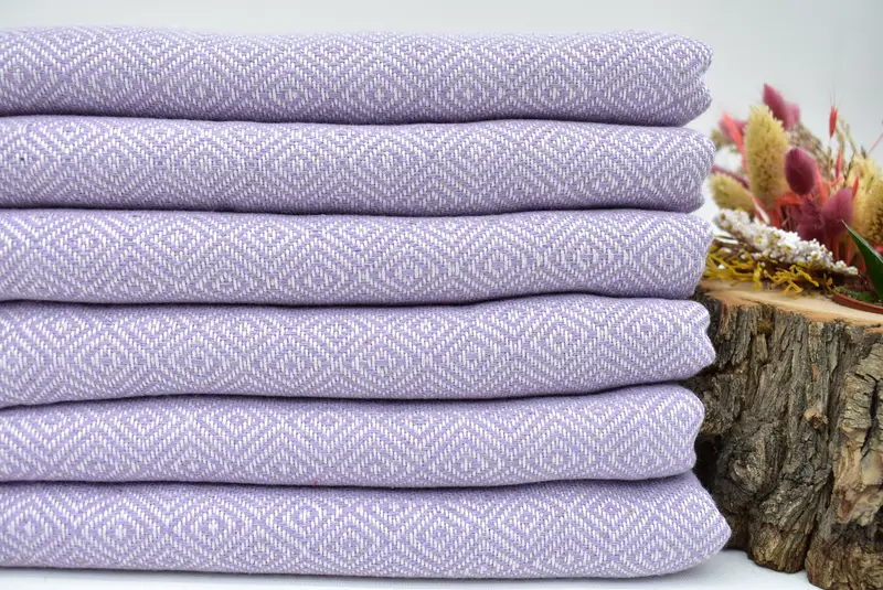 70x38 Cotton Diamond Towel, Spa Gift, Cotton towel, Luxury Turkish beach towel with fringe, Wedding Favors, Summer Towel, Personalized Wedding Gift - 4