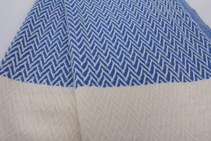 34x18 Cotton Zigzag Design Towel, Personalized Kitchen Towel, Gift Towel, Custom Name Towel, Turkish Towel Hand Towel, Personalized Dish Towel - 4