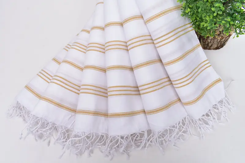 40x24 Cotton Striped Towel, Decorative Towel, Monogram Kitchen Towel, Personalized Gifts, Summer Towel, Monogrammed Hand Towel, Christmas Hand Towel - 4