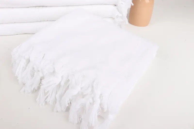 Monogram Beach Towel, Hammam towel, Turkish hand towel, Birthday Gift, Unique Wedding Gift, 70x36 Cotton Striped Terry Towel, Family Gift Basket - 5