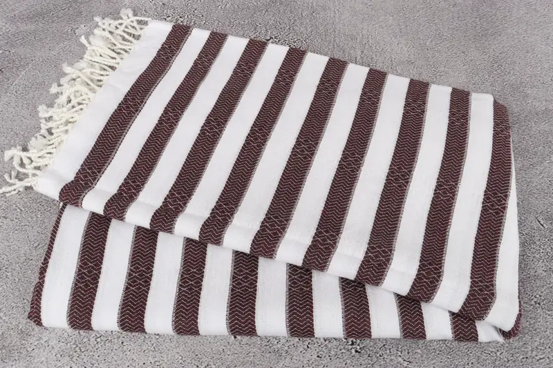 Gift For Her, Bachelor Bachelorette Party Favors, Spa Gift Towel, 70x36 Cotton Striped Towel, Best Friend Wedding Gift, Baby Boy Gift, Custom Towel - 6