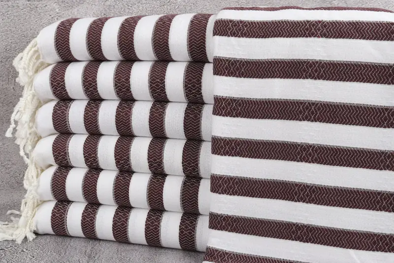 Gift For Her, Bachelor Bachelorette Party Favors, Spa Gift Towel, 70x36 Cotton Striped Towel, Best Friend Wedding Gift, Baby Boy Gift, Custom Towel - 1