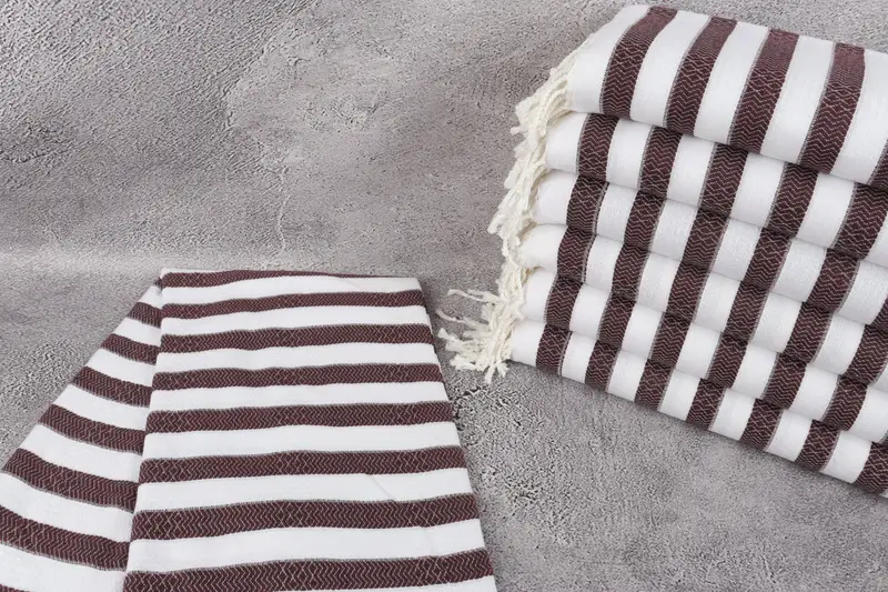 Gift For Her, Bachelor Bachelorette Party Favors, Spa Gift Towel, 70x36 Cotton Striped Towel, Best Friend Wedding Gift, Baby Boy Gift, Custom Towel - 2