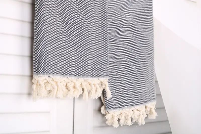 Home Decor Gifts, Beach Towel Gift, Handwoven Turkish Towel, 70x40 Cotton Polka Dot Towel, Custom Wedding Towel, Quick-Dry Beach Towel, Unique Gift - 7