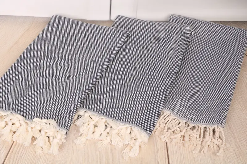 Home Decor Gifts, Beach Towel Gift, Handwoven Turkish Towel, 70x40 Cotton Polka Dot Towel, Custom Wedding Towel, Quick-Dry Beach Towel, Unique Gift - 6