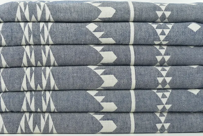 70x60 Cotton Geometric Towel, Organic Throw, Beach Wedding Favor, Throw Blanket Couch, Bedspread, Aesthetic Blanket, Bedspread Quenn, Custom Blanket - 3