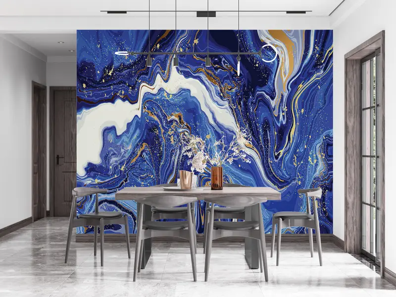 Zarif Baskılı Duvar Kağıdı: Şık Mekanlar için Modern Mermer Tasarımı