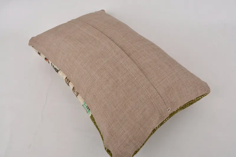 Rustic Pillow, 12x20 White Cushion, Wool Kilim Pillow Cushion, Kilim Pillow Cover, Home Decor Pillow, Custom Pillow Cover, Pillow Cover, Boho Pillow - 10