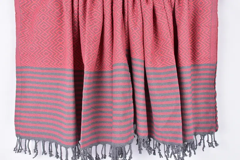 70x40 Cotton Diamond Towel, Peshtemal Towel, Spa Gift Towel, Bridal Shower Gift, Best Friend Gift, Sand-resistant towel, Wedding Day Gift For Bride - 8