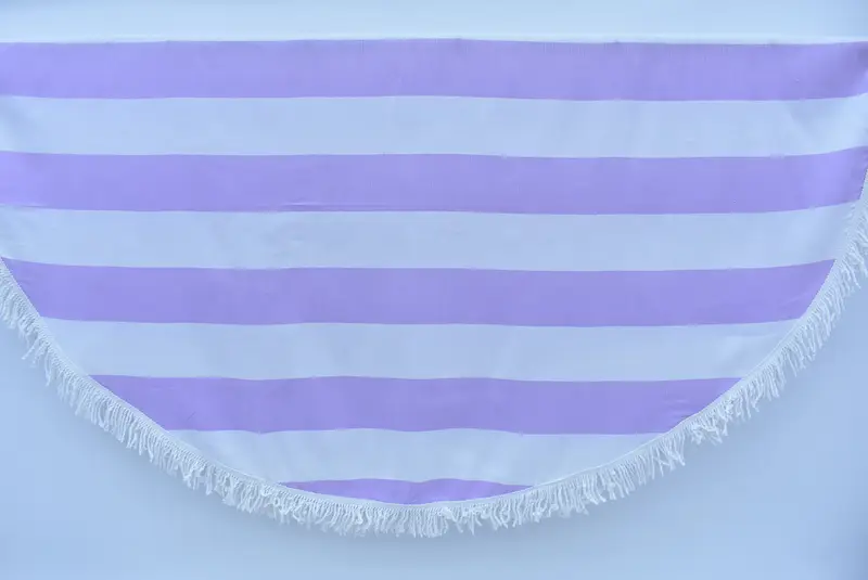 Bachelorette Party Gifts Bridesmaids, 64x64 Cotton Striped Round Towel, Custom Bath Towel, Turkish bath towel, Custom Towel, Personalised Gift - 1