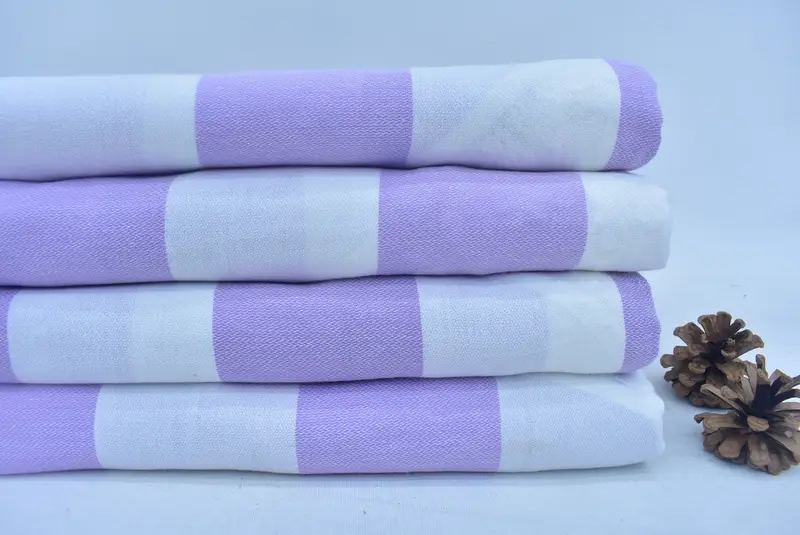 Bachelorette Party Gifts Bridesmaids, 64x64 Cotton Striped Round Towel, Custom Bath Towel, Turkish bath towel, Custom Towel, Personalised Gift - 3