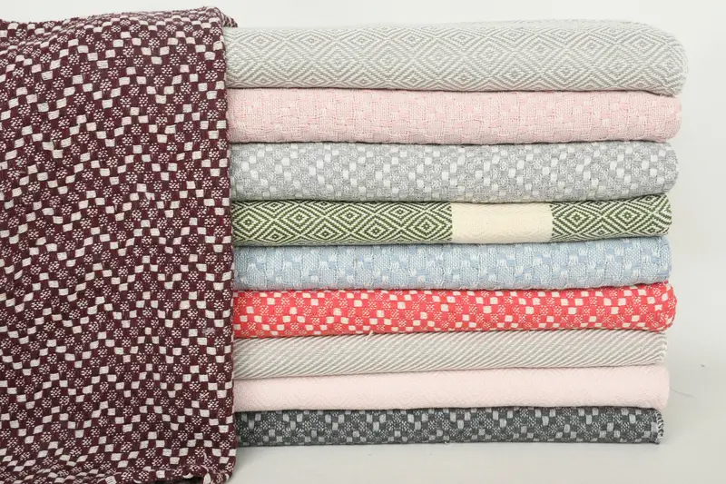 Customized Towels, Turkish Towel Hand Towel, Holiday Towel, Gift For Wedding Day, Wedding Favors, 36x18 Cotton Set of 10 Towel, Turkish Hand Towel - 1