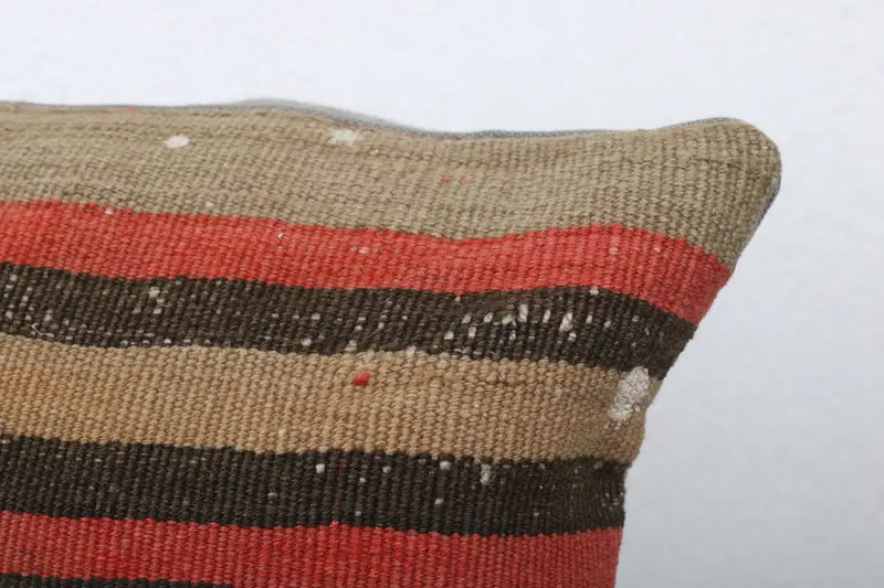 Boho Pillow, 12x24 Red Pillow Case, Vintage Kilim Throw Pillow, Aztec Cushion Case, Pillow, Luxury Cushion Case, Kilim Pillow - 5