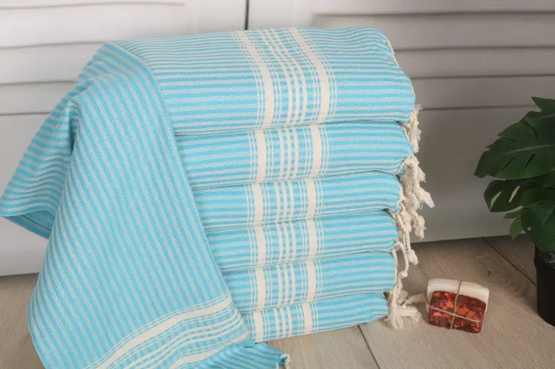 Sevgililer Günü Hediyesi, Havlu Adlı Havlu, Kişiselleştirilmiş El Havlusu, Türk Havlu El Havlusu, Spor Havlusu, Özel El Havlusu, 40x18 Pamuklu Çizgili Havlu - 1