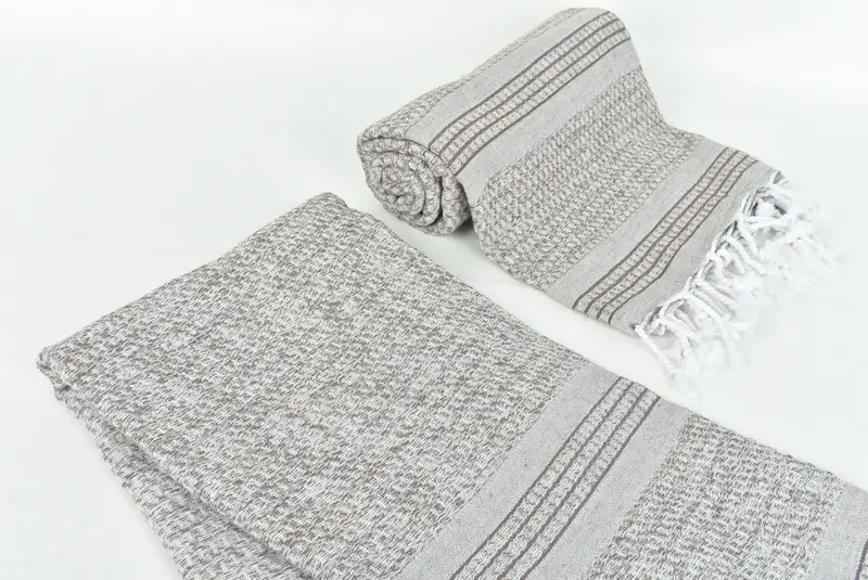 Turkish Beach Towel Monogram, 70x36 Linen Striped Towel, Best Beach Towel, Pool Towels, Gift For Best Friend, Bridesmaid Gift Towel, Hammam towel - 7