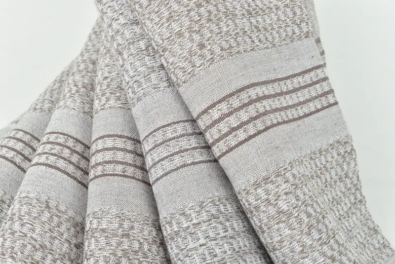 Turkish Beach Towel Monogram, 70x36 Linen Striped Towel, Best Beach Towel, Pool Towels, Gift For Best Friend, Bridesmaid Gift Towel, Hammam towel - 5