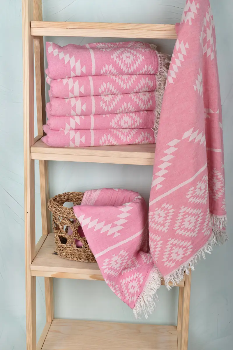 Monogrammed Beach Towel, Gift For Wedding Day, Organic Cotton Towel, Gift Boxes Towel, 70x36 Cotton Kilim Towel, Home Decor Gifts, Wedding Gift - 4
