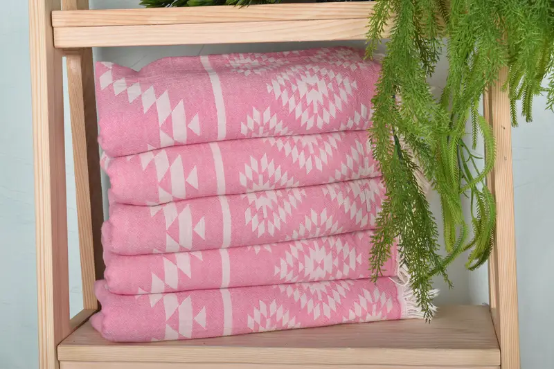 Monogrammed Beach Towel, Gift For Wedding Day, Organic Cotton Towel, Gift Boxes Towel, 70x36 Cotton Kilim Towel, Home Decor Gifts, Wedding Gift - 3