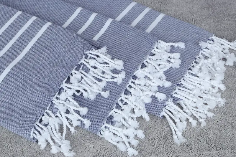 Bridal Shower Favors, Beach towel, Bulk Order Towel, Gift Boxes Towel, Bachelorette Party Gifts, Bachelorette Towel, 70x40 Cotton Striped Towel - 5