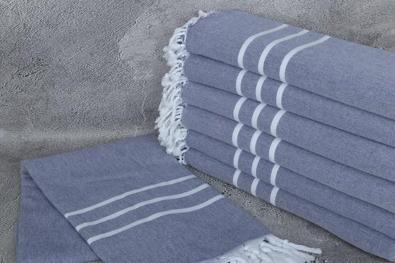 Bridal Shower Favors, Beach towel, Bulk Order Towel, Gift Boxes Towel, Bachelorette Party Gifts, Bachelorette Towel, 70x40 Cotton Striped Towel - 2