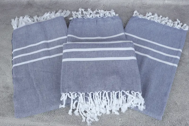 Bridal Shower Favors, Beach towel, Bulk Order Towel, Gift Boxes Towel, Bachelorette Party Gifts, Bachelorette Towel, 70x40 Cotton Striped Towel - 4