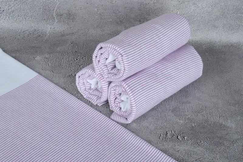 Gift For Bride, Custom monogram Turkish beach towel USA, Handmade Gift, Travel towel, 70x40 Cotton Striped Towel, Soft towel, Hammam Towel USA - 8
