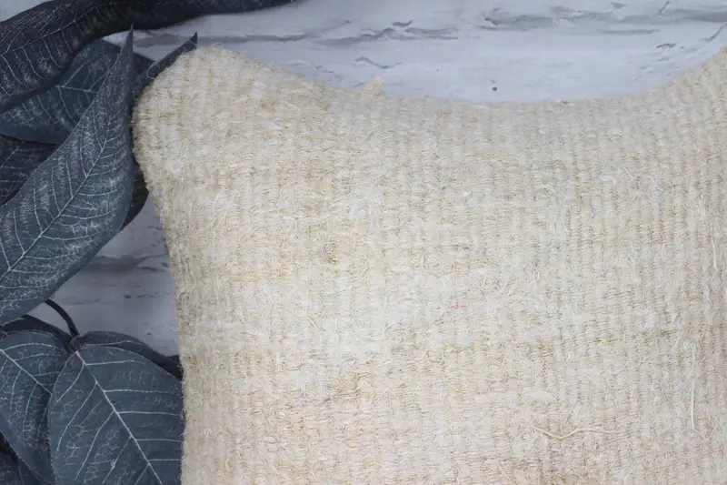 12x12 Beige Pillow, Boho Pillow, Home Decor Pillow, Cushion Cover, One Of A Kind Cushion Cover, Vintage Throw Pillow Cover, Boho Pillow Sham Cover - 2