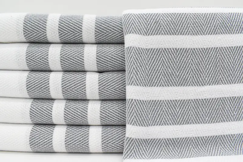 Wedding For Favor, Personalized Turkish Towel, Custom Wedding Gifts, Bridesmaid Gift, 70x40 Cotton Herringbone Towel, Customized Turkish Towel - 1