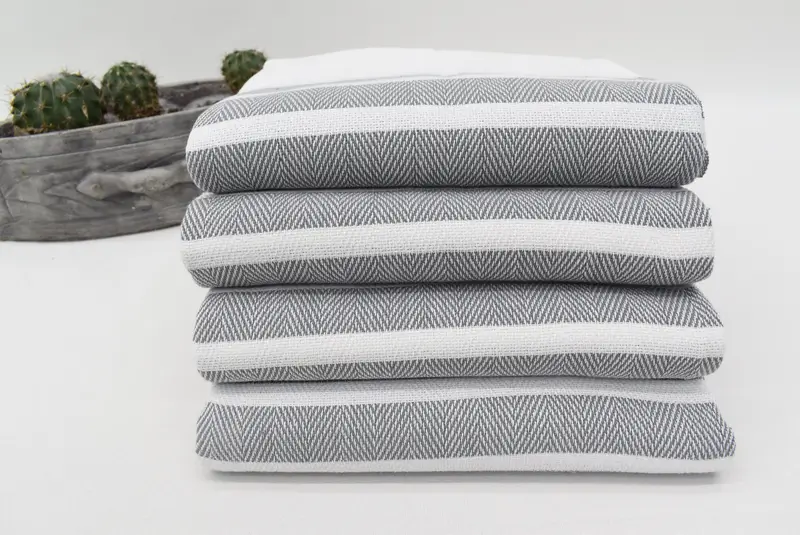 Wedding For Favor, Personalized Turkish Towel, Custom Wedding Gifts, Bridesmaid Gift, 70x40 Cotton Herringbone Towel, Customized Turkish Towel - 7