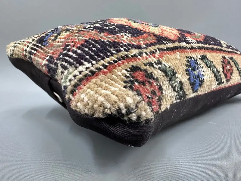 Throw Kilim Pillow, Kilim Pillow, Boho Chic Cushion, Couch Cushion Cover, Bench Cushion Case, Pillow for Couch, 8x16 Blue Pillow Cover, Pillow Cover - 6