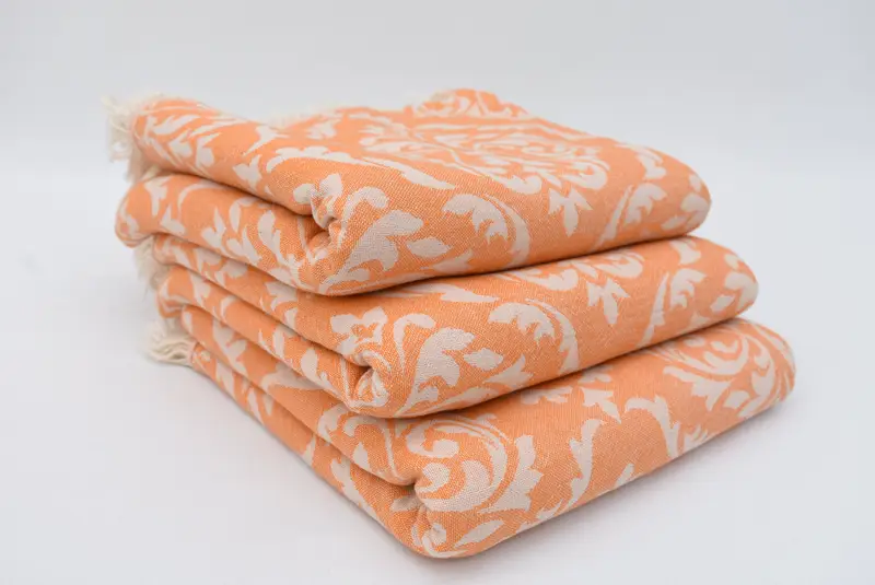 Bath towel, Gift For Him, Turkish towel bulk order for wedding gifts, Birthday Gift, Best Friend Gift, Travel Towel, 68x36 Cotton Baroque Towel - 4