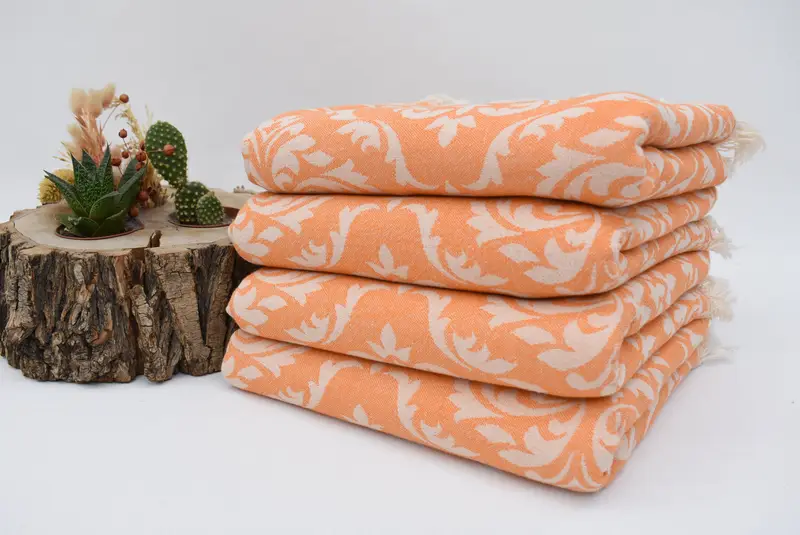 Bath towel, Gift For Him, Turkish towel bulk order for wedding gifts, Birthday Gift, Best Friend Gift, Travel Towel, 68x36 Cotton Baroque Towel - 3