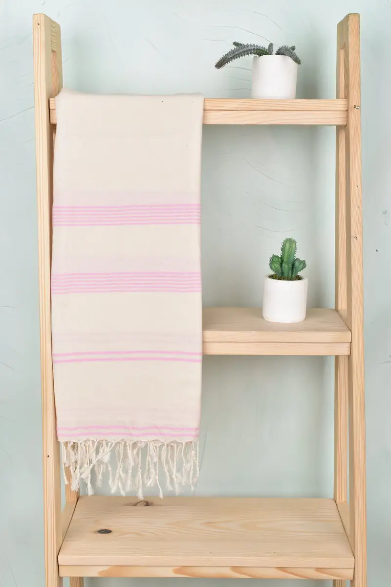 Organic Turkish towel, 80x36 Cotton Striped Towel, Bridesmaid Gift Towel, Halloween Gifts, Soft towel, Antibacterial Turkish peshtemal towel - 8