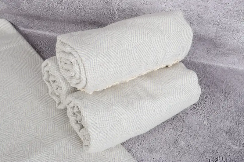 Luxury towel, Thin towel, Personalized Gifts, Best Friend Christmas Gift, Turkish towel bulk order for wedding gifts, 74x40 Cotton Diamond Towel - 7