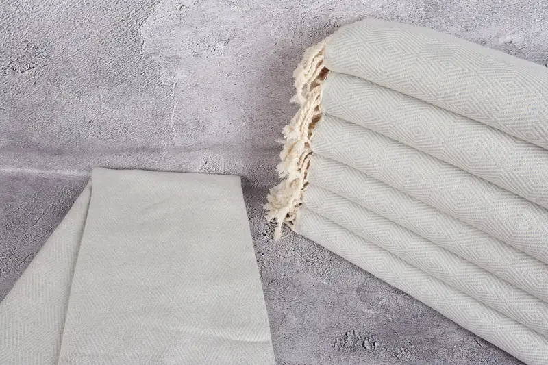 Luxury towel, Thin towel, Personalized Gifts, Best Friend Christmas Gift, Turkish towel bulk order for wedding gifts, 74x40 Cotton Diamond Towel - 2