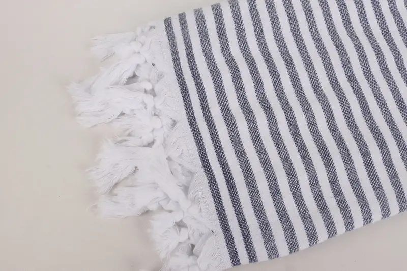 Personalized Gift For Her, Beach Towel Monogram, Bachelorette Party Gifts, Turkish hand towel, 70x36 Cotton Terry Striped Towel, Thin towel - 7