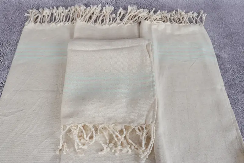 36x18 Linen Striped Towel, Monogram Hand Towel, Bridesmaid Favors, Turkish Hand Towel, Gift For Him, Spa Towel, Bridesmaid Gifts, Best Wedding Gift - 4