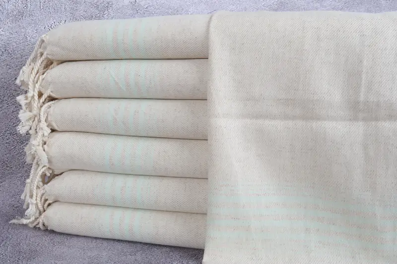 36x18 Linen Striped Towel, Monogram Hand Towel, Bridesmaid Favors, Turkish Hand Towel, Gift For Him, Spa Towel, Bridesmaid Gifts, Best Wedding Gift - 1