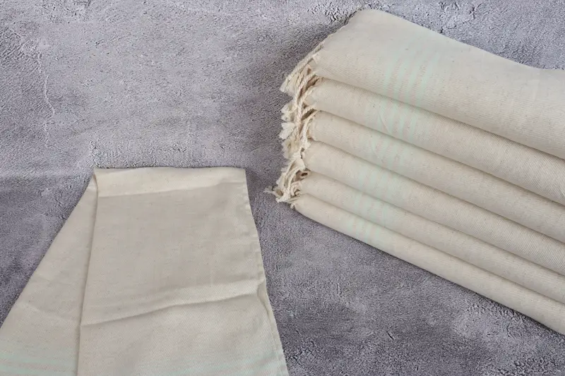 36x18 Linen Striped Towel, Monogram Hand Towel, Bridesmaid Favors, Turkish Hand Towel, Gift For Him, Spa Towel, Bridesmaid Gifts, Best Wedding Gift - 2