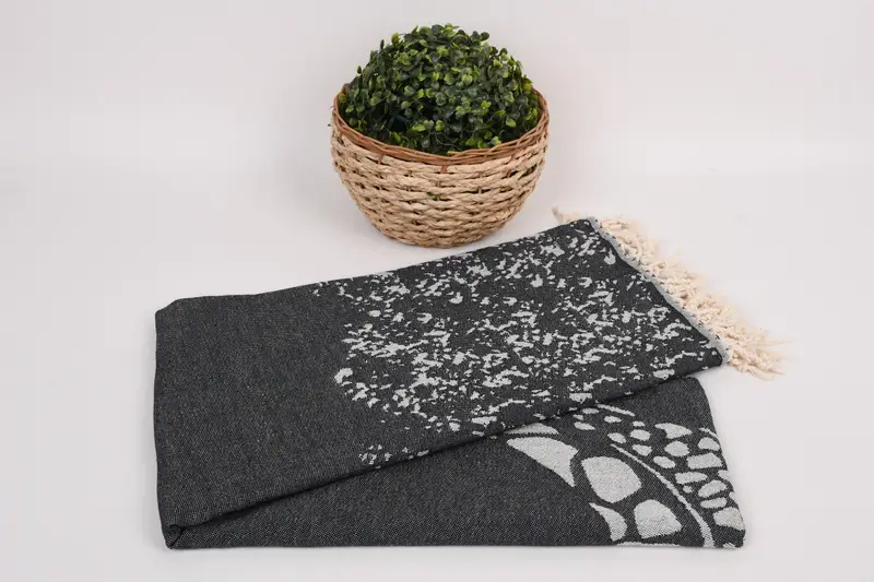 Sand-free towel, 70x40 Cotton Carretta Patterned Towel, Gift Towel, Beach Towel Personalized, Guest Towel, Custom Wedding Gift, Bridesmaid Gifts - 4